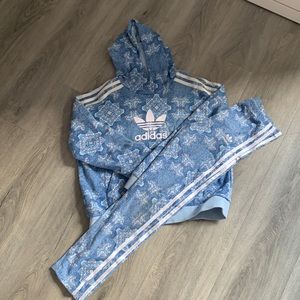 Adidas matching hoodie and leggings